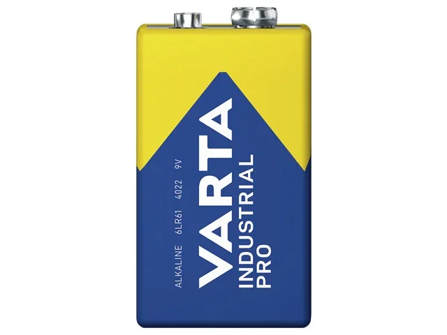 Varta E-Block-Batterie 4022 INDUSTRIAL PRO 6LR61, 20er-Pack