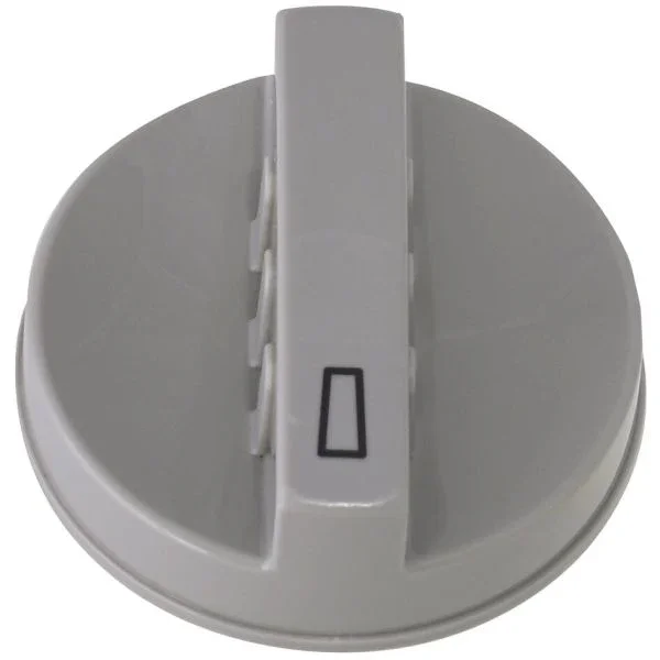 Drehknopf Wahlschalter, silbergrau für Dometic-Kühlschränke RM 53X0