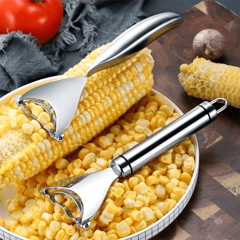 Edelstahl Maiskolben-Schäler für einfache Anwendung | CornMaster