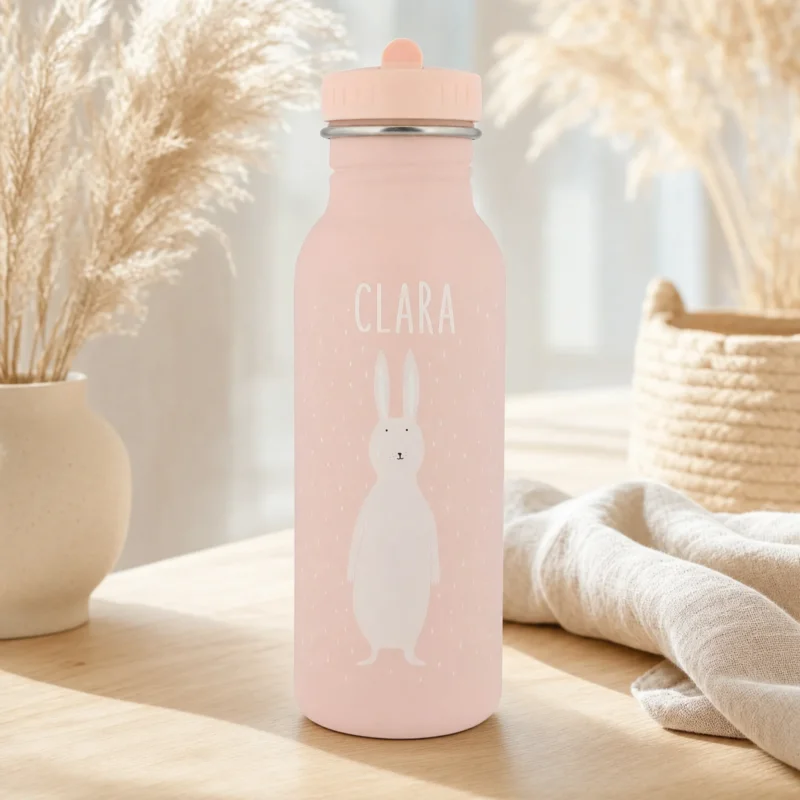 Trixie Trinkflasche Kinder Hase, auslaufsicher in 350 und 500 ml