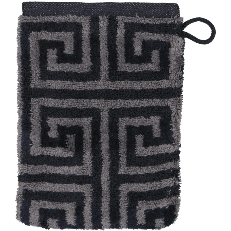 Cawö Waschhandschuh Noblesse Elegance 1088 anthrazit