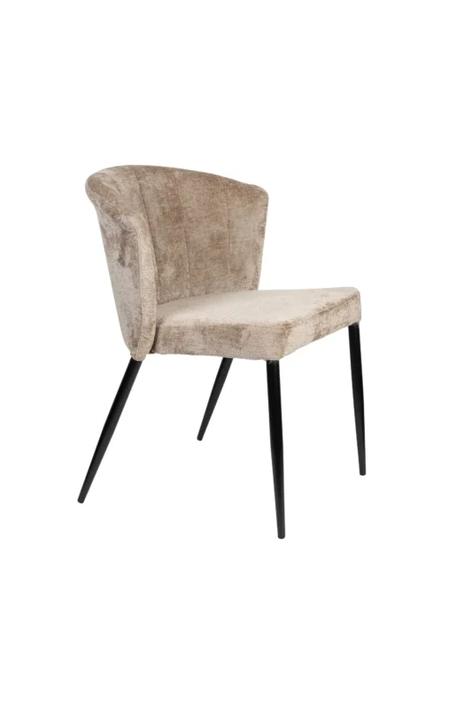 Dutchbone Stuhl Georgia – Beige – Produktansicht