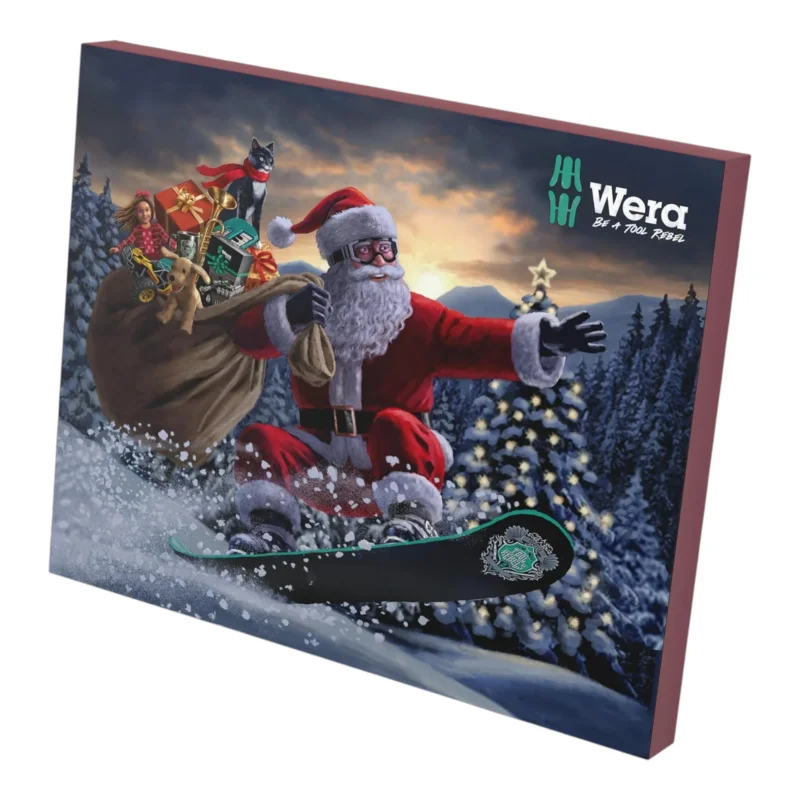 Wera Adventskalender 2024 Edition Handwerkzeug Set 25 tlg 05136609001 PH PZ Torx Schlitz Hex 0 - toolbrothers