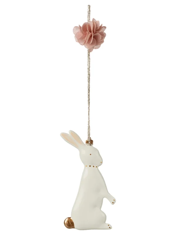 Metallornament, stehender Hase von Maileg