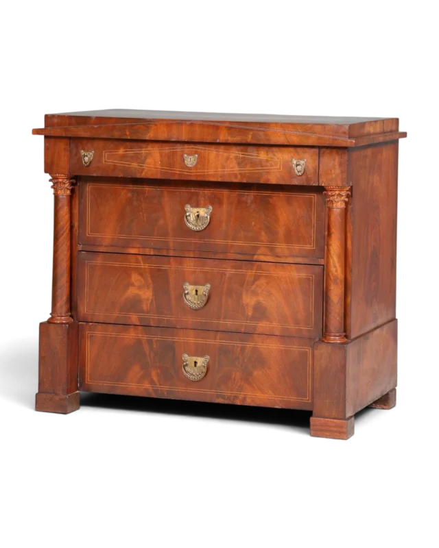 Wunderschöne Biedermeier Kommode Antik Schrank Schubladenkommode Art Deco Wäschekommode