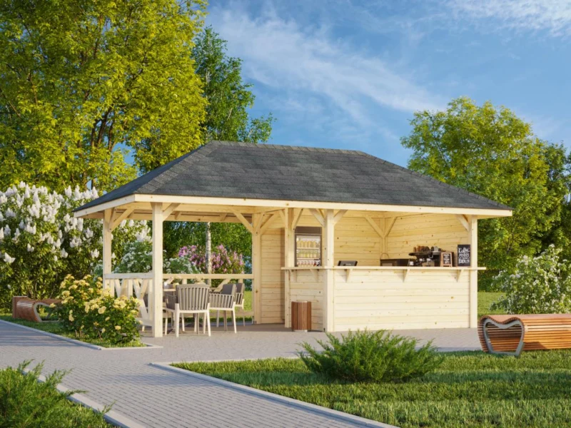 Palmako Bianca 16,6 m2 Set 110 - Pavillon