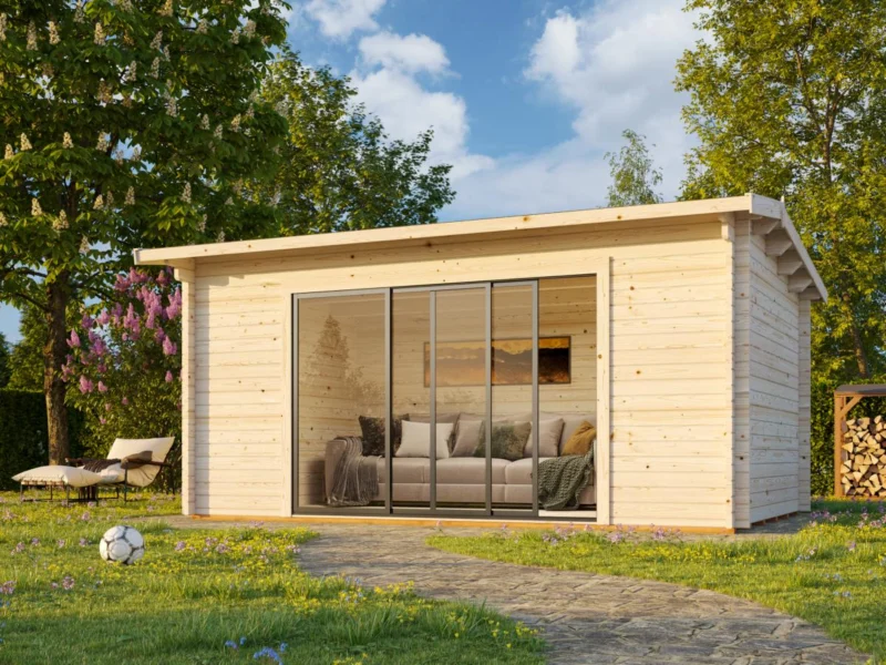 Palmako Ines 13,7 m2 Slide Plus - Gartenhaus