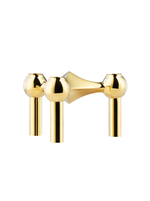 Nagel Kerzenständer, Messing von STOFF Nagel