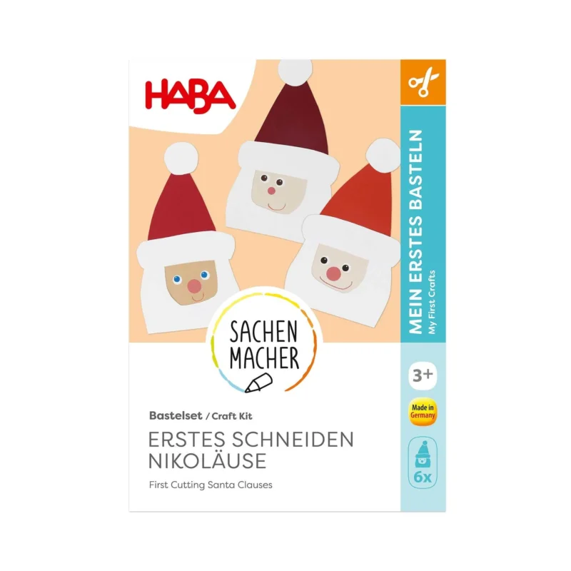 Bastelset - Erstes Schneiden Nikoläuse