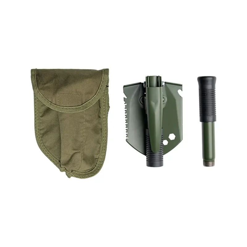 Mini Klappspaten Multifunction mit Tasche Oliv