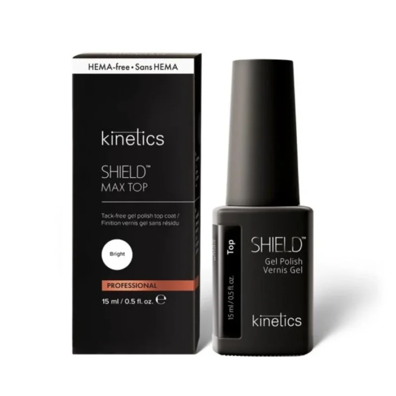 BRIGHT Clear MAX Top Coat (No Wipe) OHNE HEMA 15ml KINETICS