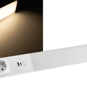 LED Unterbauleuchte "Arusha", weiß USB A+C PD, 60cm, Licht warmweiß