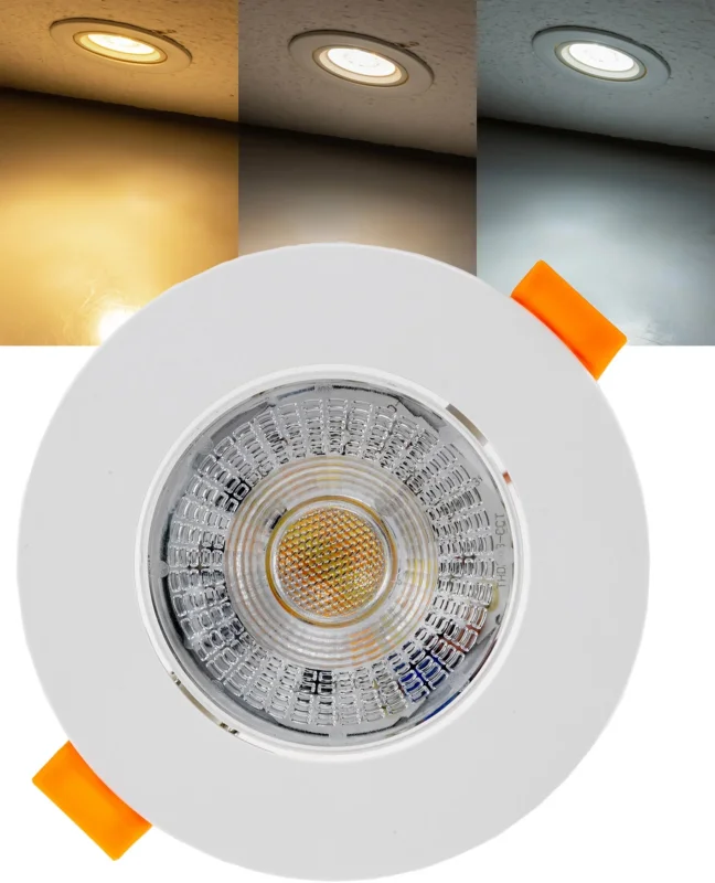 LED-Einbauleuchte "Flat-36 CCT+P" 3/5/7W, 3000/4000/6500K, schwenkbar