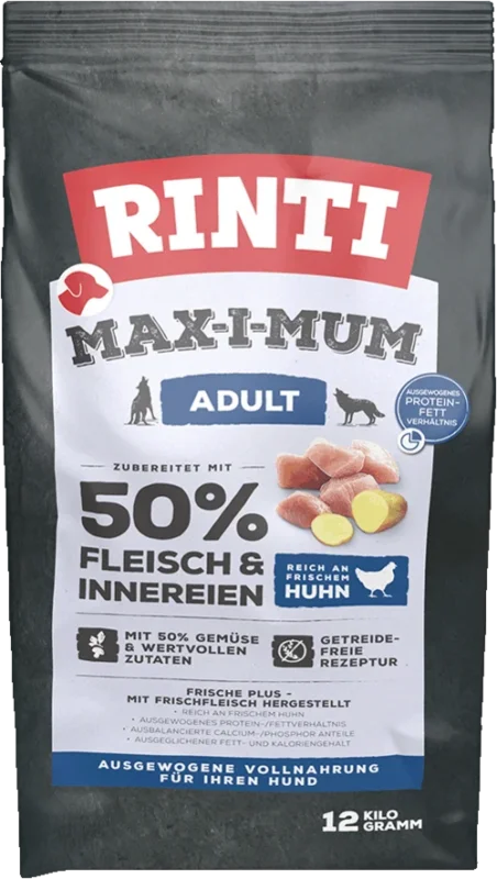 Rinti Trockenfutter Max-i-Mum 50% Adult Huhn