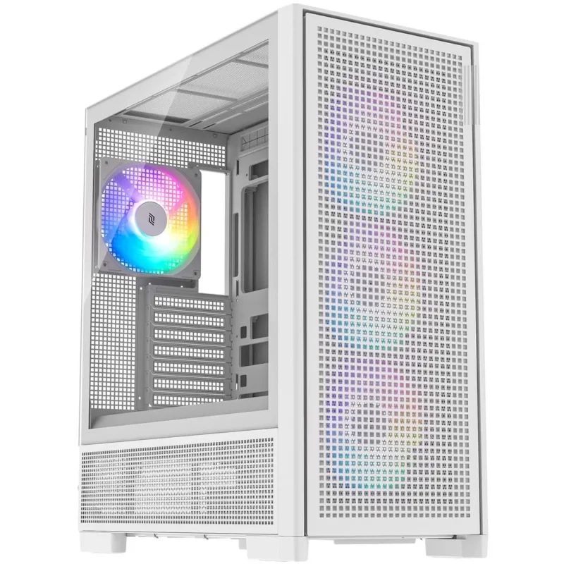 Silentware Air 2000 A-RGB White – Midi Tower mit Glas-Seitenfenster & 7 RGB-Lüftern für maximalen Airflow