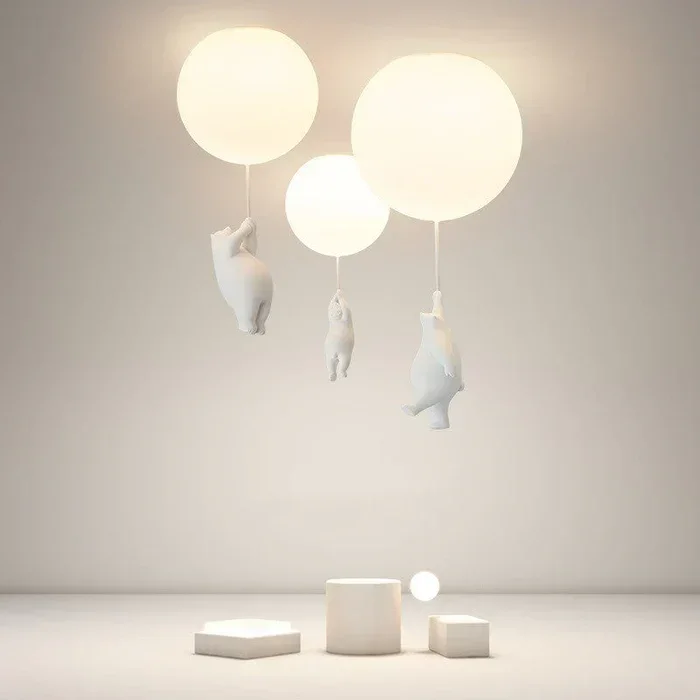 Brehn | Kinder-Deckenlampe mit Bär und Ballon - CloudBear