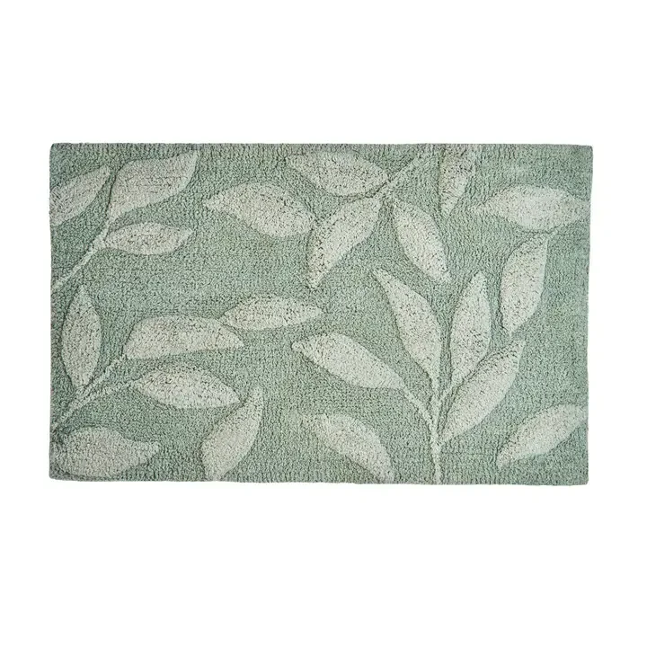 Zeo Living Badteppich Salbei 50x80cm