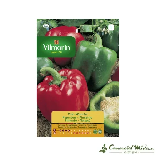 VILMORIN Semillas Pimiento Yolo Wonder