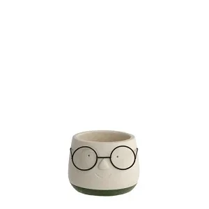 Pot with glasses Ø85 h:65 mm