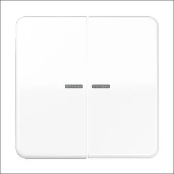JUNG CD595KO5WW Bedienelement / Zentralplatte Schalterprogramm 67 mm