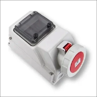 PCE 103809 CEE-contactdoos uitschakelbaar, beveiligd (IEC 60309)
