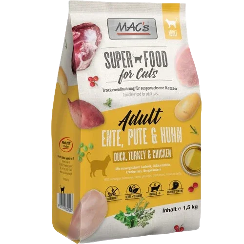 Cat Superfood - Ente, Pute & Huhn - 1,5 kg