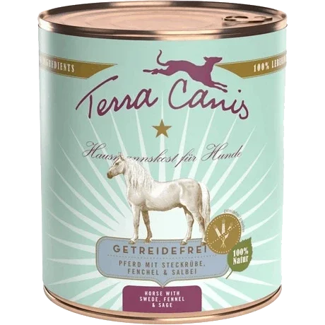 Menü Sensitive - getreidefrei - 800 g - Pferd mit Steckrüben, Fenchel & Salbei