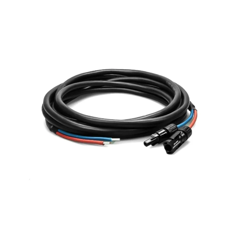 WATTSTUNDE® Anschlusskabel (2 x) 2,5 mm² Typ-MC4/Aderendhülse 3 m schwarz