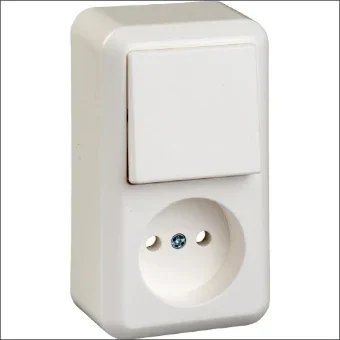 SCHNEIDER 399604 Schakelaar/Steckdose combinatie