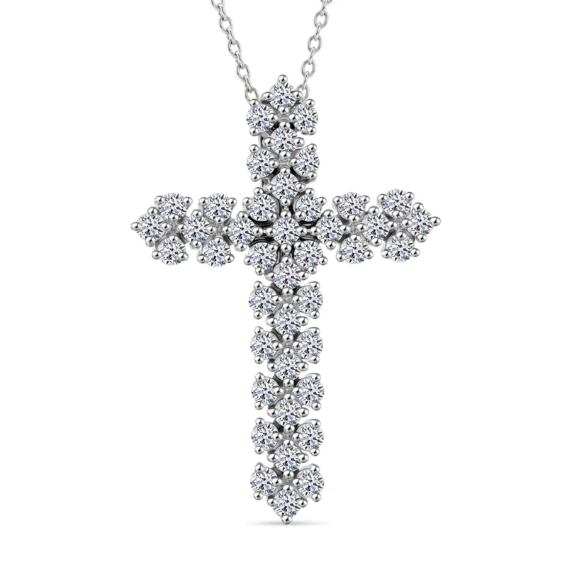 LUXURIANT DIAMOND - Lab Grown Diamant SI-GH Schmuckset SGL zertifiziert ca. 50 cm 925 Silber Rhodiniert ca. 1.00 ct