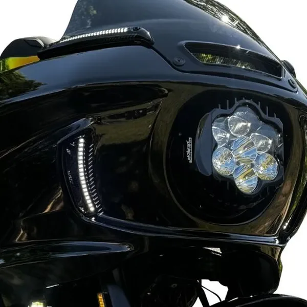 Harley-davidson LOW Rider [CUSTOM DYNAMICS] – Shark Demon 2 Performance LED-Scheinwerfer