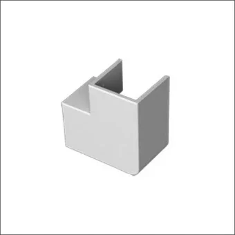 UNEX 73235-04 Verticaal hoekstuk Leitungskanal 60 mm