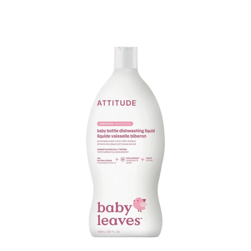 Lavavajillas y limpiabiberones sin perfume, Attitude, 700 ml
