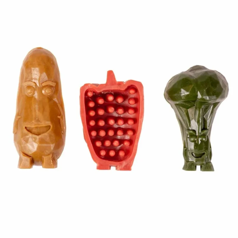 Garden Bites Veggie Friends L - 11cm - 90g | Vegane Hundesnacks – 1 Stück L - 11cm - 90g