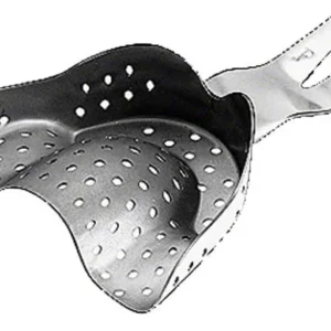Abdrucklöffel EHRICKE gelocht für präzise dentale Abdrücke.