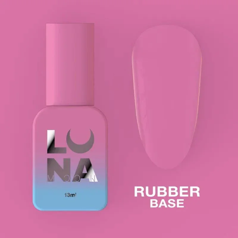 CLEAR - Rubber Base Coat 13ml LUNAmoon