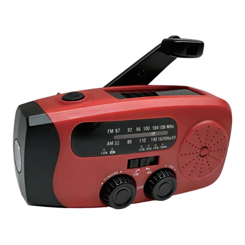 UKW-Notfallradio mit Taschenlampe – 2000 mAh 3,6V Akku