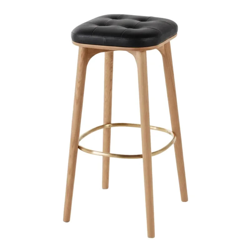 Utility Stool SH760 Eiche natur Camo Sierra Schwarz von Stellar Works