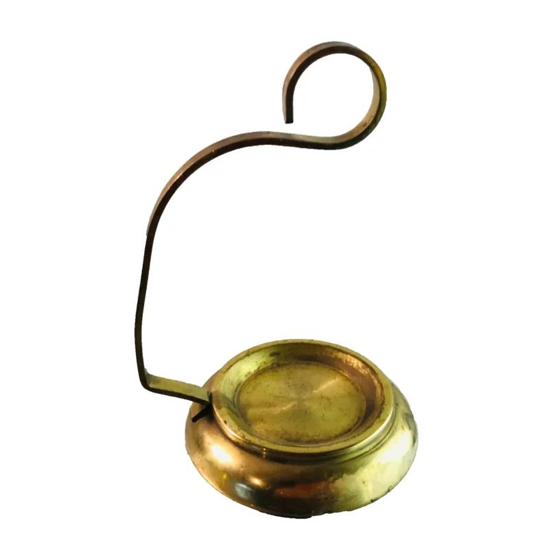 Messing Halter 50er 60er Vintage H 11 cm