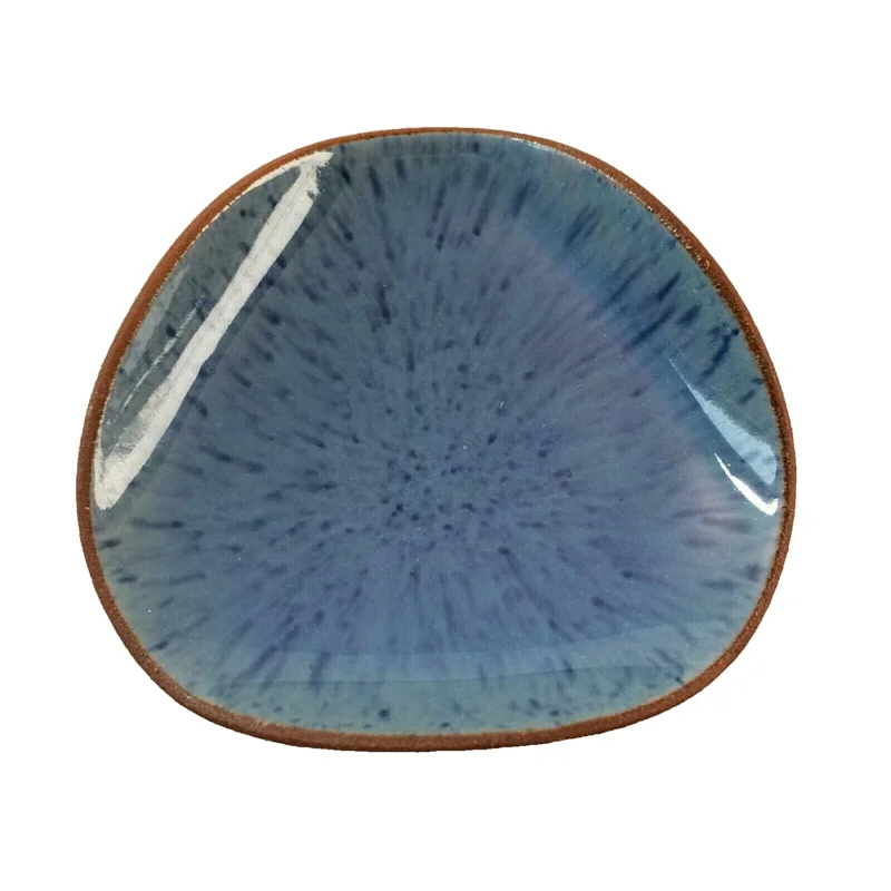 Keramik Schale SCHÄLCHEN MID CENTURY 50er 60er blau Tonkeramik