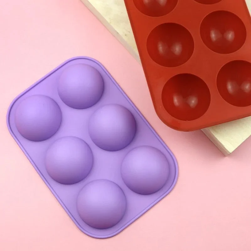 Silikonbackform mit 6 Vertiefungen | FlexiBake