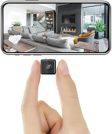Brehn | WLAN Überwachungskamera SecureView Mini | 1080P Full HD | Wetterfest & Kabellos | App-Steuerung & Nachtsicht