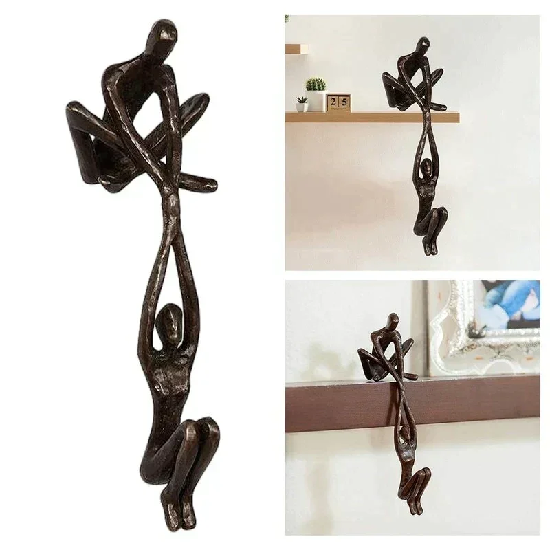 Liebes- und Gleichgewichtsskulptur – Dekorative Figurine