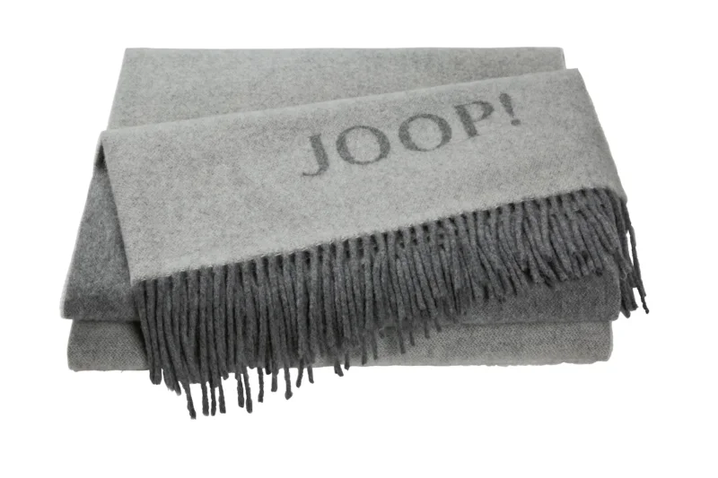JOOP Plaid Fine-Doubleface graphit-schiefgrau