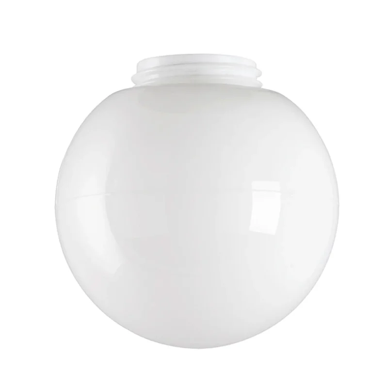 Glasabdeckung Kugel 180 glänzendes Opal