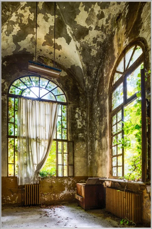 Bild & Rahmen Raum in verlassener Villa