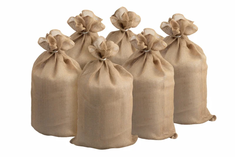 Meister Jutesack 100 x 60 cm – 6 Stück – Kartoffelsack aus 100% Jute