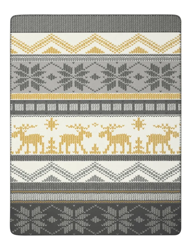 Biederlack Wohndecke Winter Knit 150x200