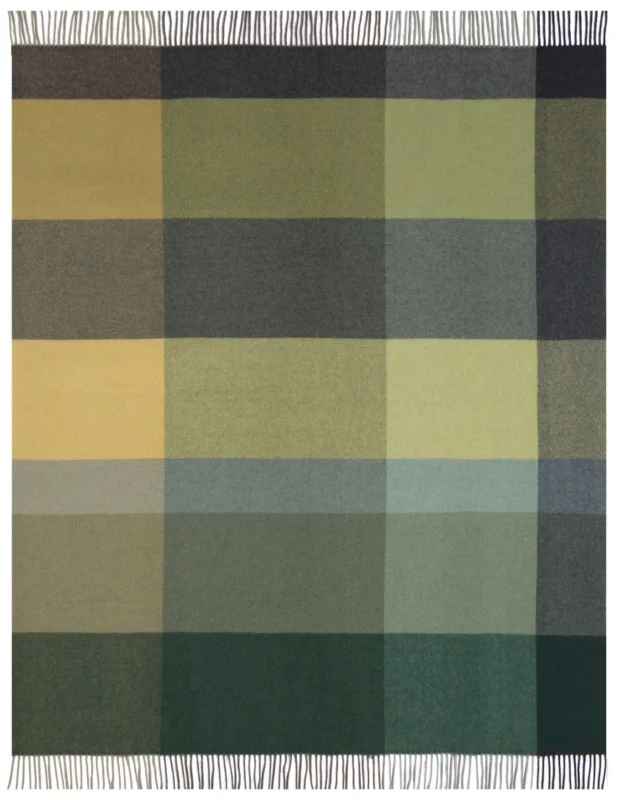 Biederlack Kaschmir-Plaid Pleasant 130x170 green