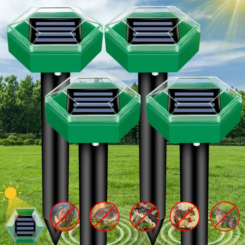 Ultraschall Maulwurfabwehr 4er Pack
